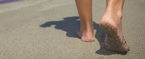 Summer foot care, beach and foot injuries