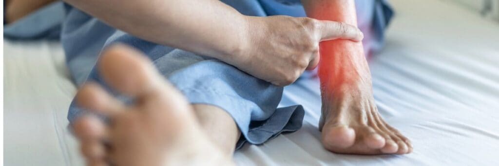 Foot and ankle pain assessment by Dr. Baravarian, a podiatry expert, focusing on biologics and advanced foot and ankle care.